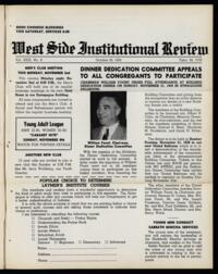 West Side Institutional Review Vol. XXIII No. 08