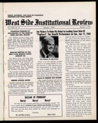 West Side Institutional Review Vol. XXIII No. 17