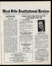 West Side Institutional Review Vol. XXIII No. 22