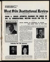 West Side Institutional Review Vol. XXIII No. 24