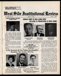 West Side Institutional Review Vol. XXIII No. 26