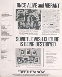 Once alive and vibrant, Soviet Jewish culture is being destroyed