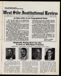 West Side Institutional Review Vol. XXIII No. 32