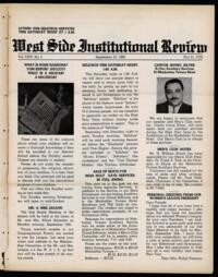 West Side Institutional Review Vol. XXIV No. 02
