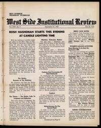 West Side Institutional Review Vol. XXIV No. 03