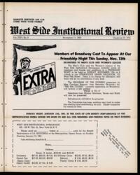 West Side Institutional Review Vol. XXIV No. 09
