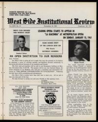 West Side Institutional Review Vol. XXIV No. 10