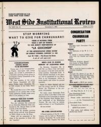 West Side Institutional Review Vol. XXIV No. 12