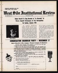 West Side Institutional Review Vol. XXIV No. 13