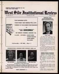 West Side Institutional Review Vol. XXIV No. 14