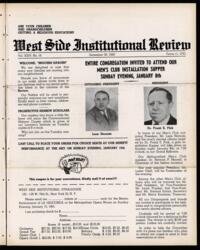 West Side Institutional Review Vol. XXIV No. 16