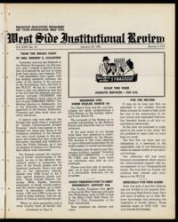 West Side Institutional Review Vol. XXIV No. 19