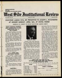 West Side Institutional Review Vol. XXIV No. 26
