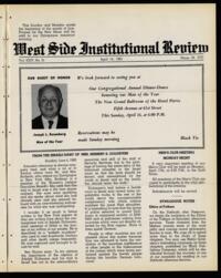 West Side Institutional Review Vol. XXIV No. 31
