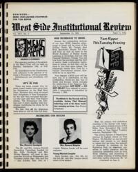 West Side Institutional Review Vol. XXV No. 02