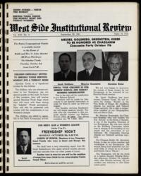 West Side Institutional Review Vol. XXV No. 03