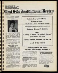 West Side Institutional Review Vol. XXV No. 08