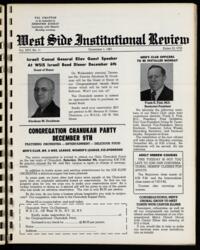 West Side Institutional Review Vol. XXV No. 11