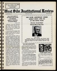 West Side Institutional Review Vol. XXV No. 19