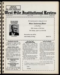 West Side Institutional Review Vol. XXV No. 28