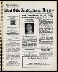 West Side Institutional Review Vol. XXV No. 31