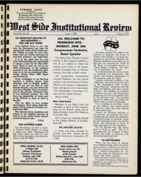 West Side Institutional Review Vol. XXV No. 36