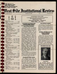West Side Institutional Review Vol. XXVI No. 10