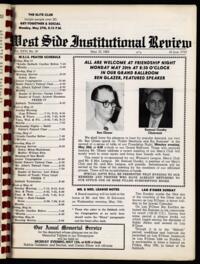 West Side Institutional Review Vol. XXVI No. 18