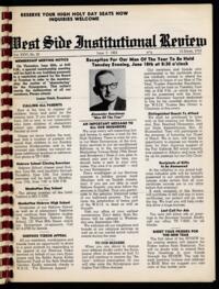 West Side Institutional Review Vol. XXVI No. 20