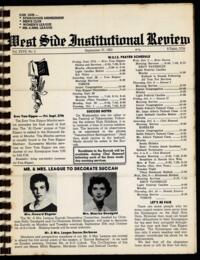 West Side Institutional Review Vol. XXVII No. 02