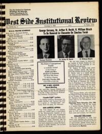 West Side Institutional Review Vol. XXVII No. 03