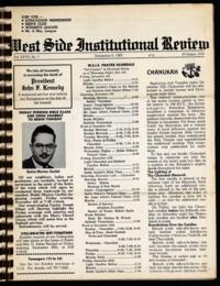 West Side Institutional Review Vol. XXVII No. 07