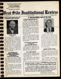 West Side Institutional Review Vol. XXVII No. 11
