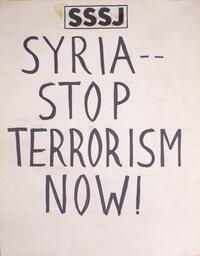 Syria - stop terrorism now!
