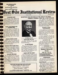 West Side Institutional Review Vol. XXVII No. 20