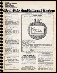 West Side Institutional Review Vol. XXVIII No. 04