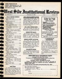 West Side Institutional Review Vol. XXVIII No. 06