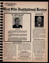 West Side Institutional Review Vol. XXVIII No. 14