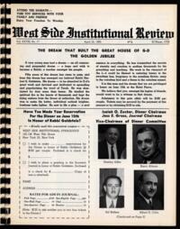 West Side Institutional Review Vol. XXVIII No. 17