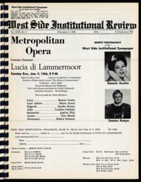 West Side Institutional Review Vol. XXIX No. 05