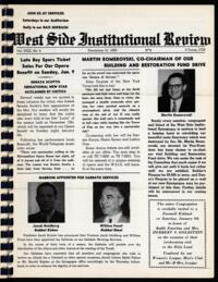 West Side Institutional Review Vol. XXIX No. 09