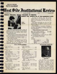 West Side Institutional Review Vol. XXIX No. 11
