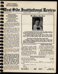 West Side Institutional Review Vol. XXIX No. 12