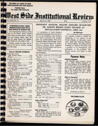 West Side Institutional Review Vol. XXIX No. 15