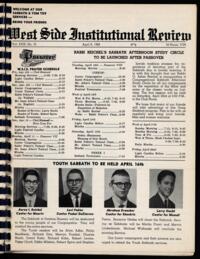 West Side Institutional Review Vol. XXIX No. 16