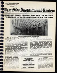West Side Institutional Review Vol. XXIX No. 19