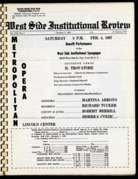 West Side Institutional Review Vol. XXX No. 03