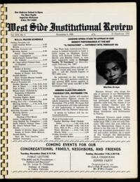 West Side Institutional Review Vol. XXX No. 05