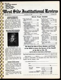 West Side Institutional Review Vol. XXX No. 08