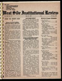 West Side Institutional Review Vol. XXX No. 19